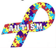 Autism Awareness Ribbon Car Magnet Puzzle Pieces
